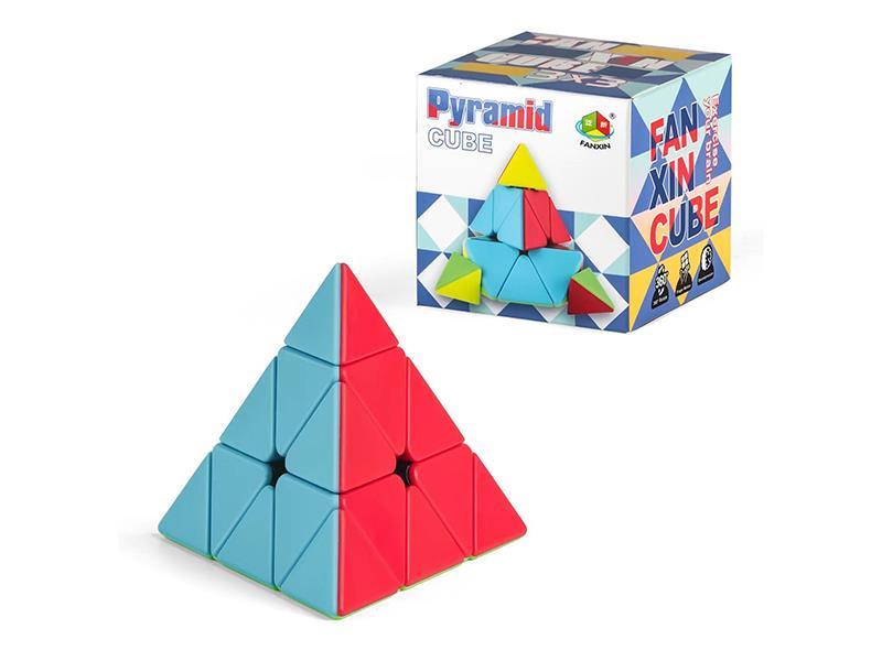 Solid Color Pyramid Magic Cube