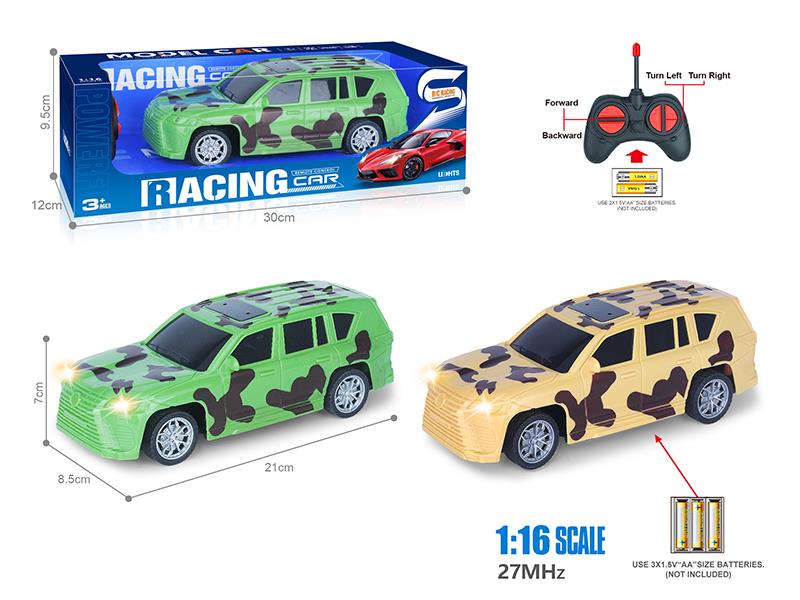 27Mhz 1:16 4-Channel Remote Control Lexus Comouflage Simulation Car With Headlights(Not Included Batteries)