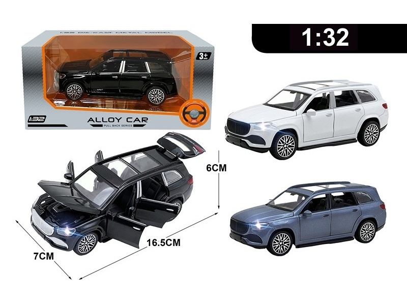 1:32 Alloy Model Window Box Rebound Force/With Light And Sound, 3 Ag13 Batteries Included