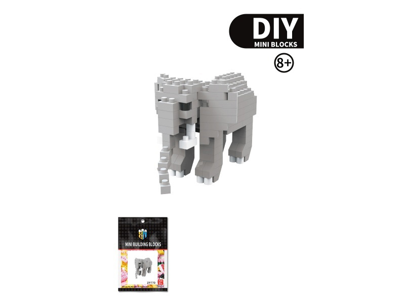 Elephant Building Blocks Animal Series 148 PCS