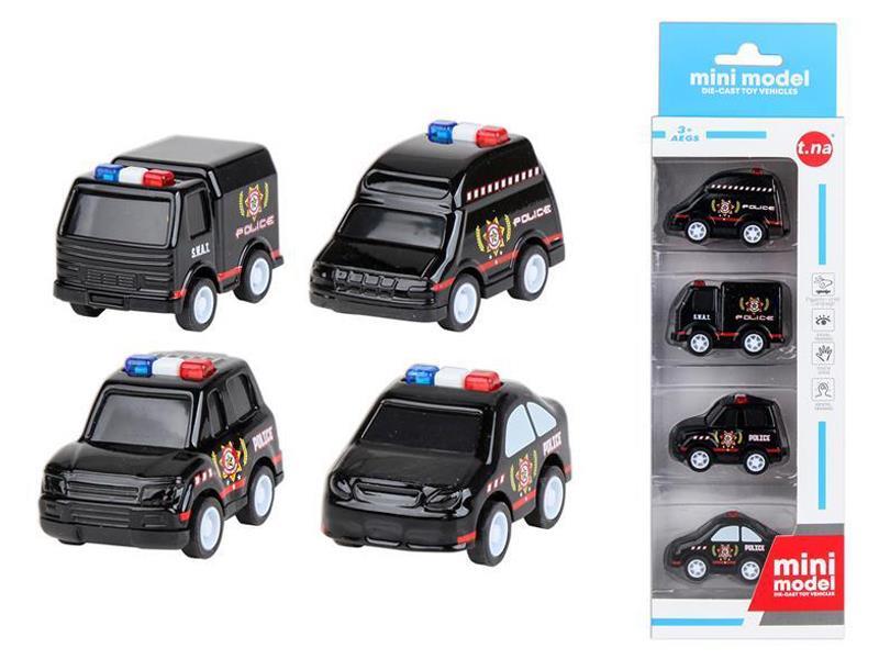 Mini Huili Special Police Alloy Pull Back Car