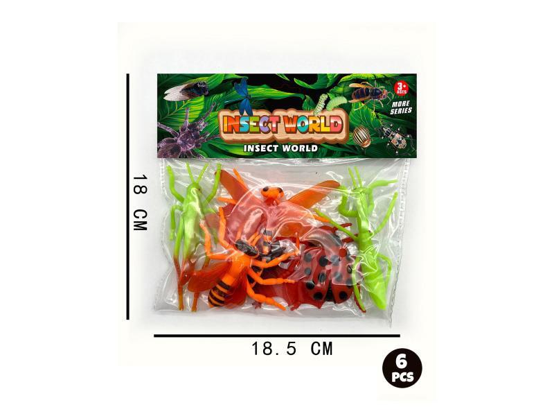 Insect Combination: 6 Pcs