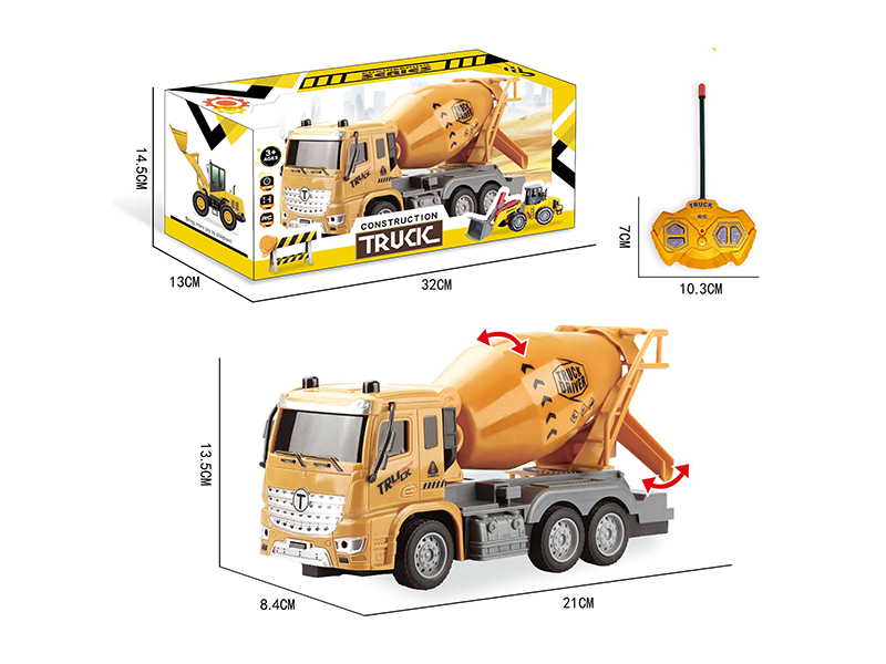 1:30 4CH Remote Control Concrete Mixer
