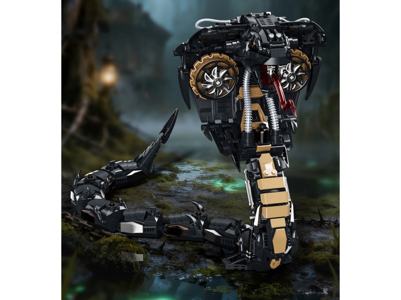 Mechanical Black Mamba Building Blocks