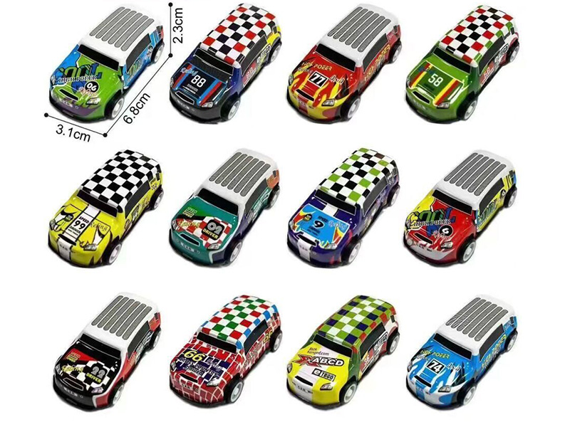 6.8cm Pull Back Iron Car