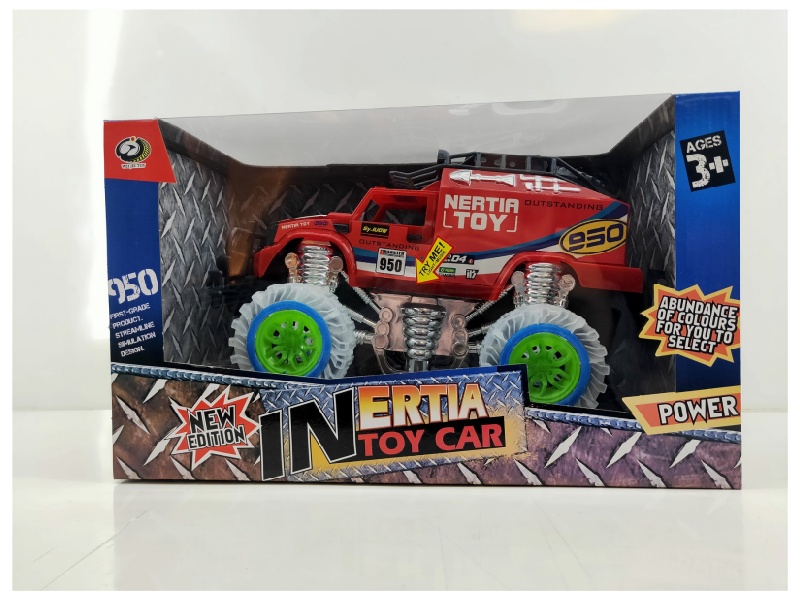 Transparent Wheel  Friction Car (With Lights And Music)