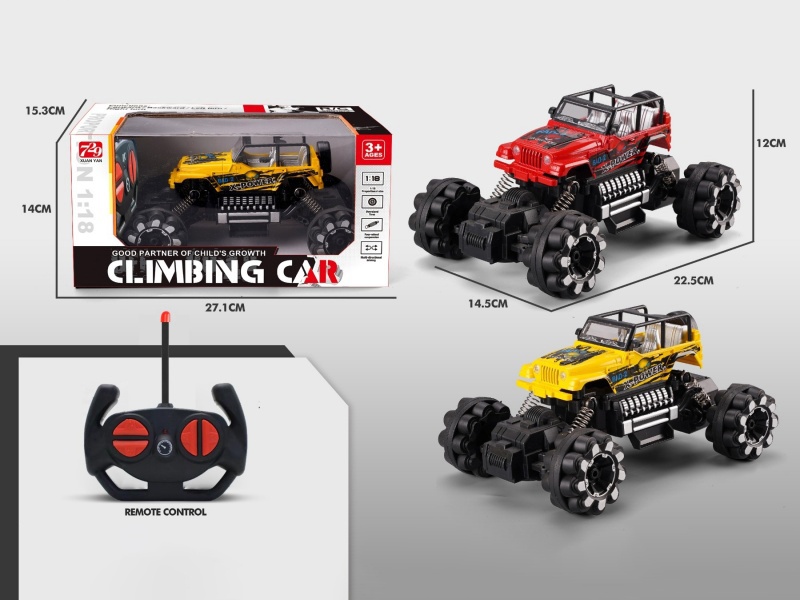 1:18 Graffiti Remote Control Climbing Car