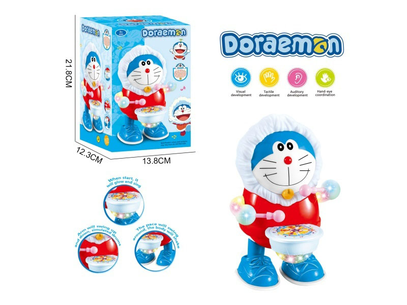 Electric Dancing And Drumming Doraemon