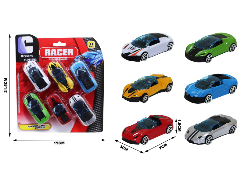 Silde Cars 6pcs