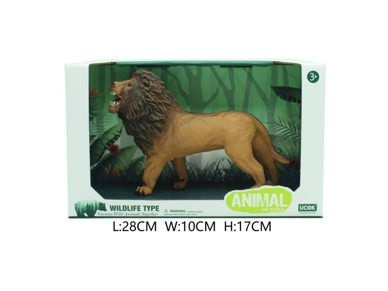 8-Inch Rubber-Lined Cotton Lion