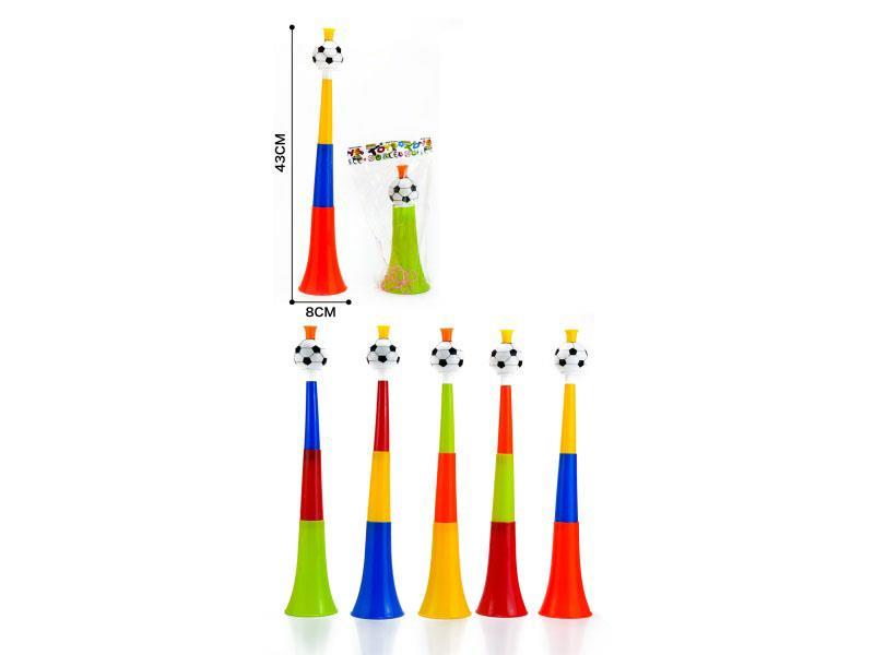 The Three-Section Horn Of The Football Is Retracted