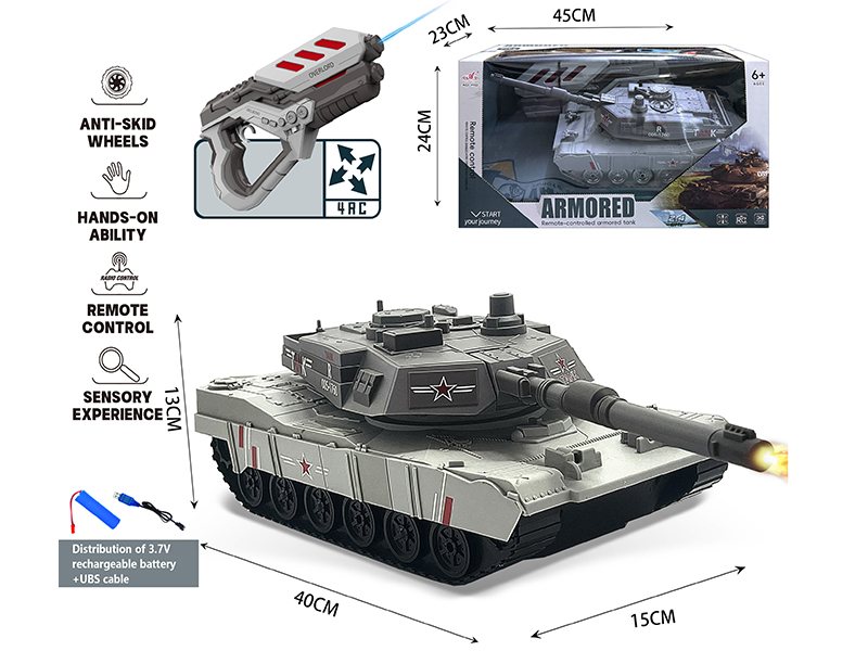 1:10 4CH Remote Control Tank