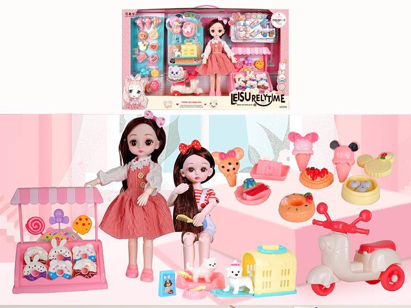 31cm Fashion Doll Dessert Shop Set