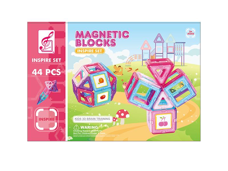 Girl Series Magnetic Building Blocks 44pcs