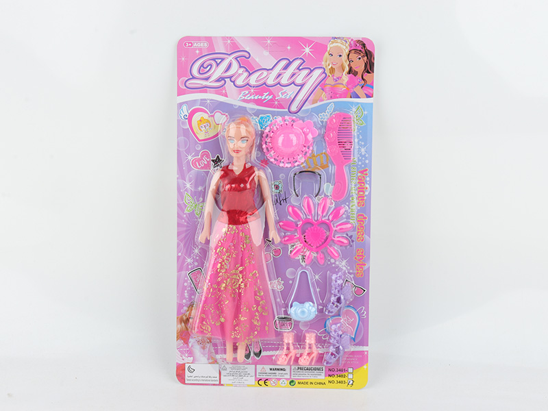 Fashion Doll + Adornment Toys
