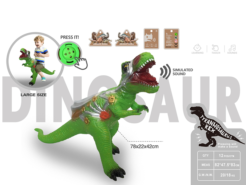 Childrens Mounts Dinosaur Toy(Large)