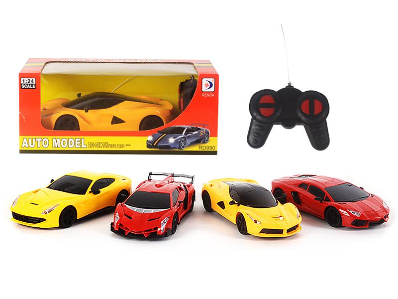 1:24 Remote Control Simulated Sports Car With Flash Lights