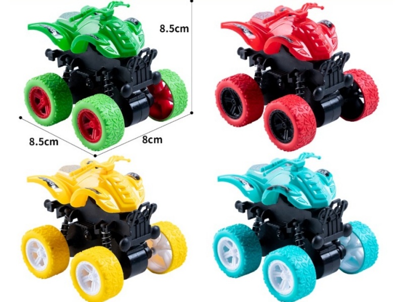 Solid Color Friction Stunt Four-Wheel Drive Beach Buggy (12-Piece Set)