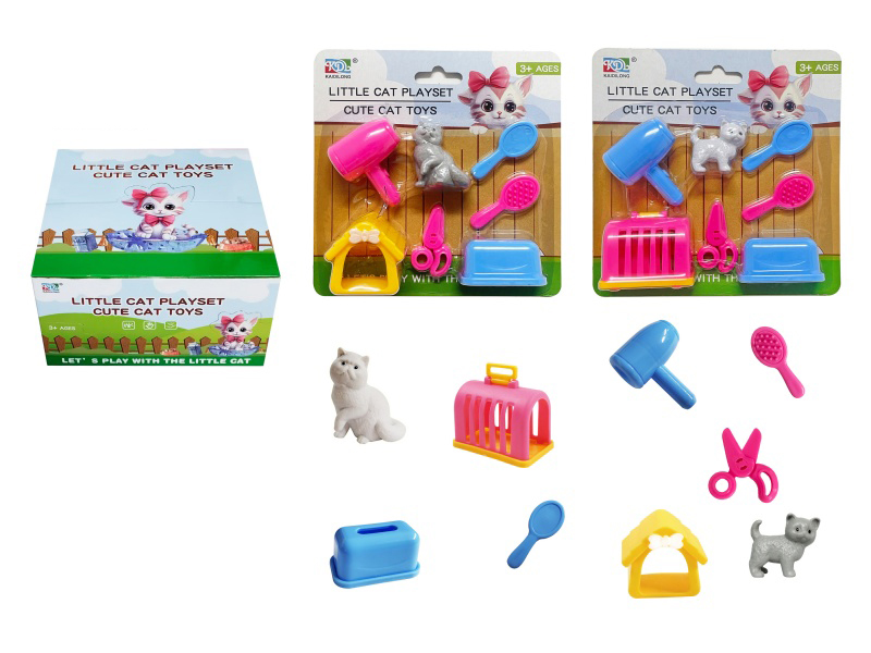 Mini Cat Haircut Set 12 Pieces
