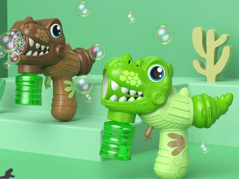8 Holes Fully Automatic Dinosaur Bubble Gun