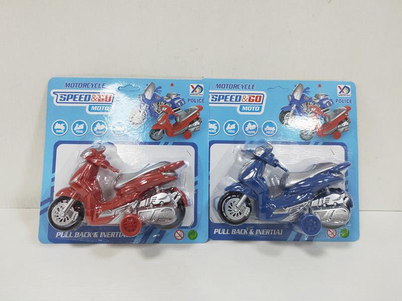 Pull Back Motorcycle Toy