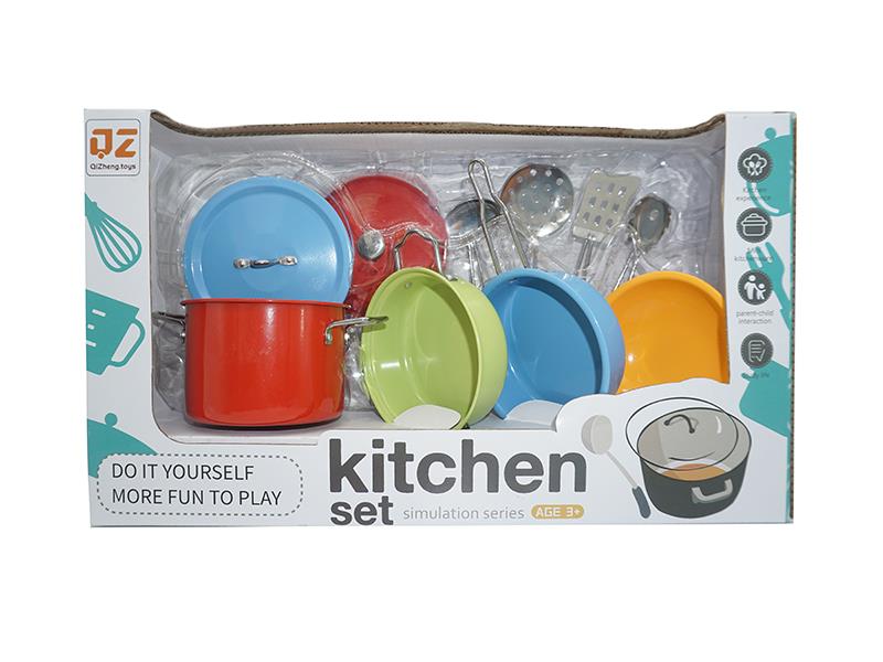 Multicolour Stainless Steel Tableware Toys