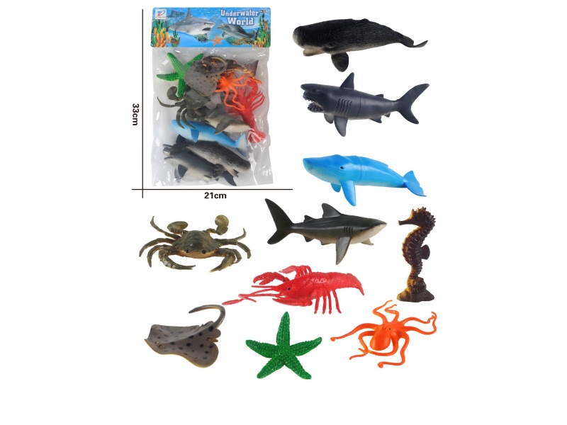 Pvc Simulates Ocean 10Pcs