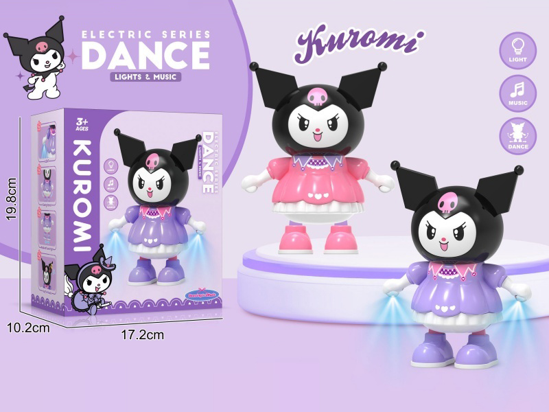 Kuromi Dancing Robot, Lighting And Music, Dancing Function (Two-Color Mixed Installation).
