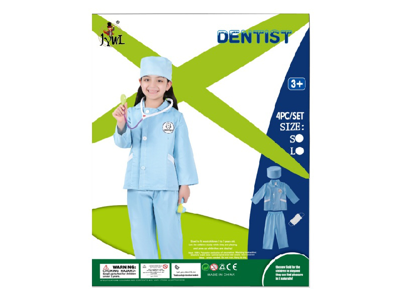 Children's Dentist Cosplay Costume