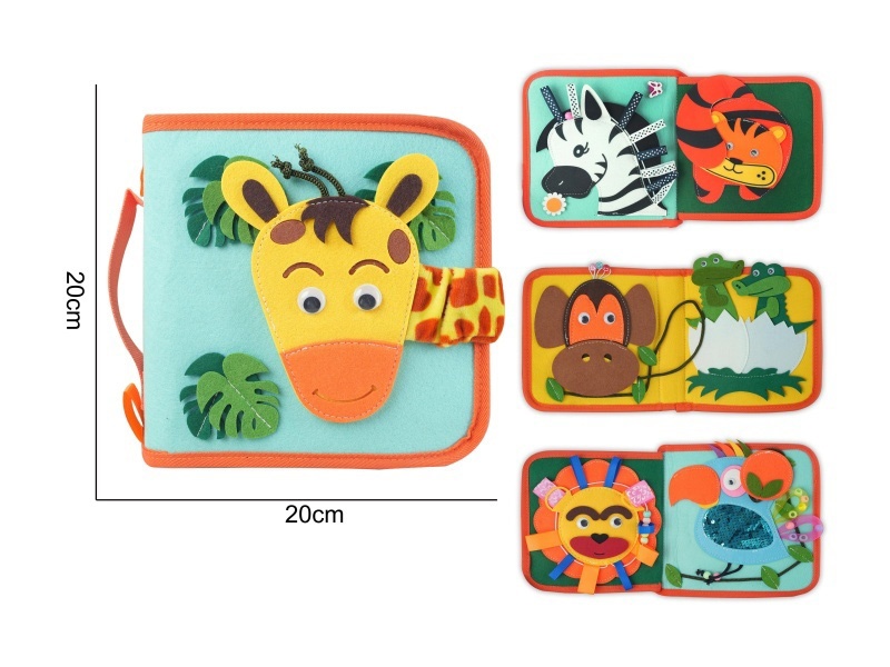 Montessori Early Childhood Education And Intelligence Development - Felt-Sealed Deer Book