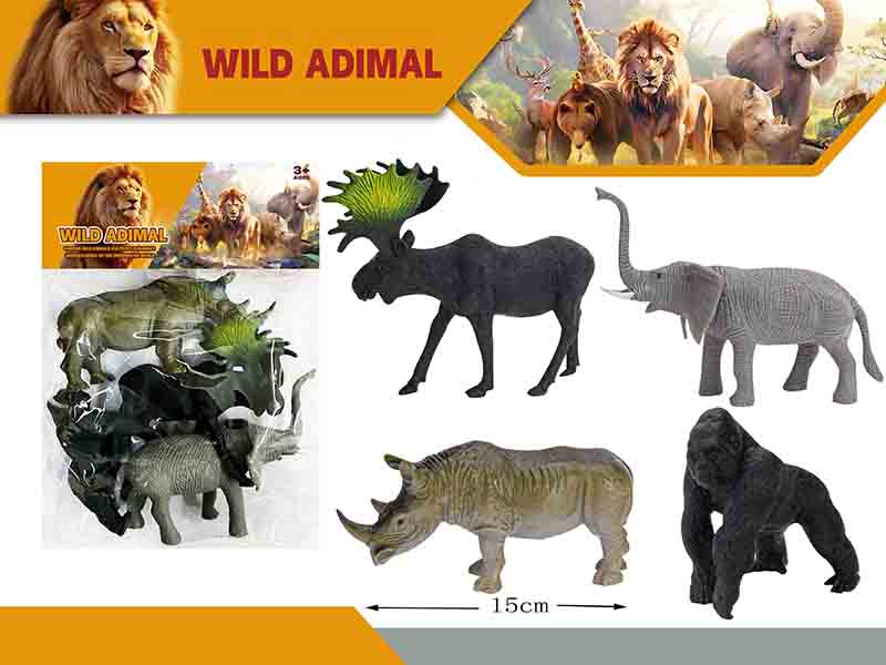 Wild Animal Set 4PCS