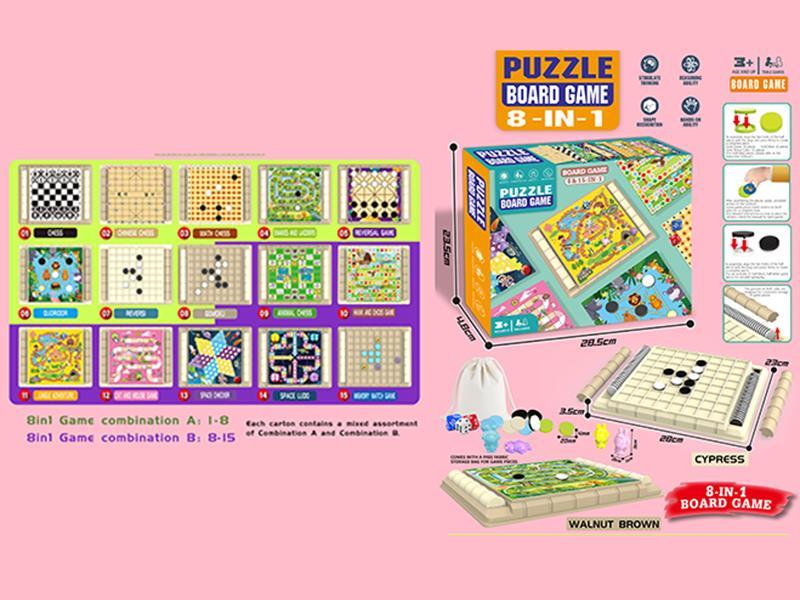 8 Gameplay With 1 Puzzle Game Chess