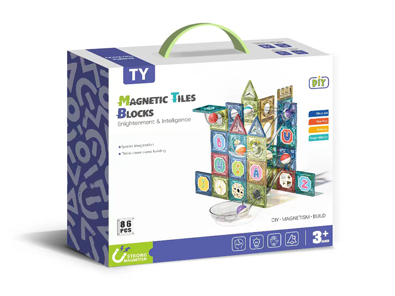 Magnetic Tiles Building Blocks 86pcs