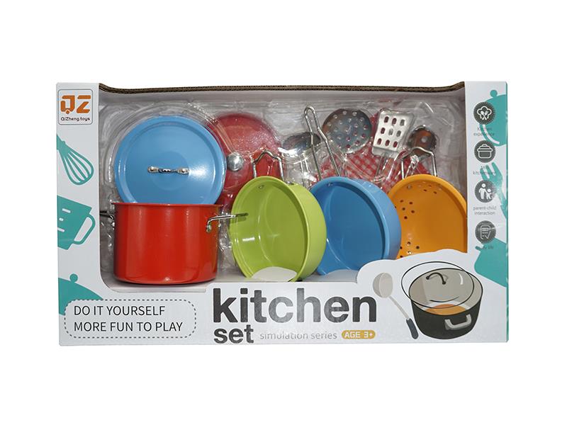 Multicolour Stainless Steel Tableware Toys