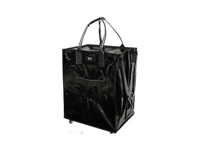 Large Black Wheeled Shopping Bag