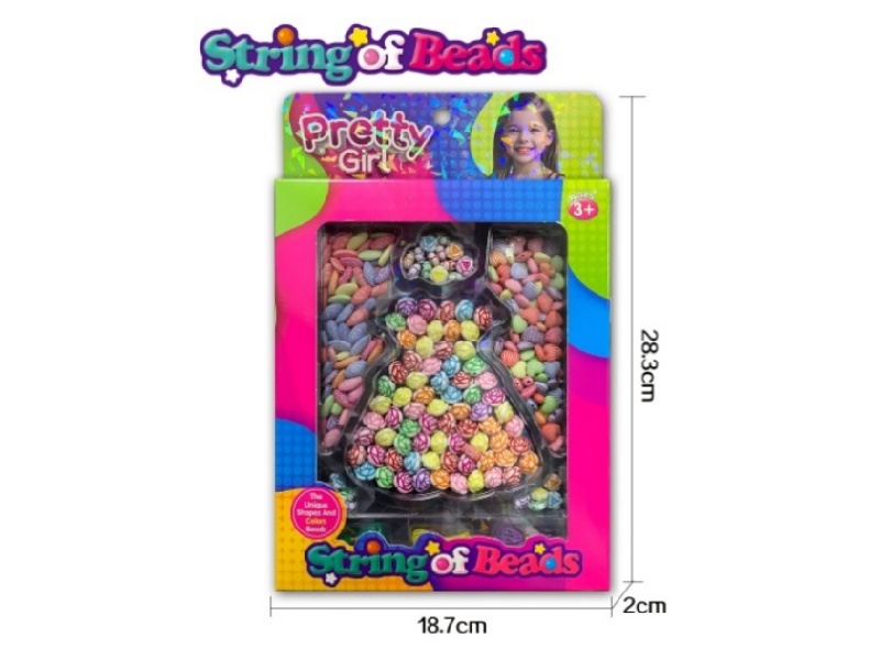 Skirt Color Acrylic Beads Set
