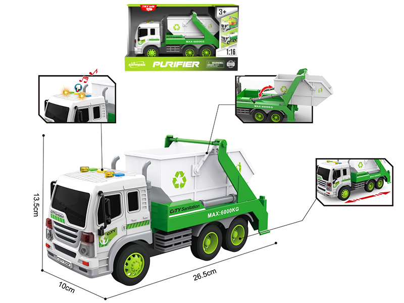 1:16 Friction Engineering Truck(Four Keys,Light And Music)