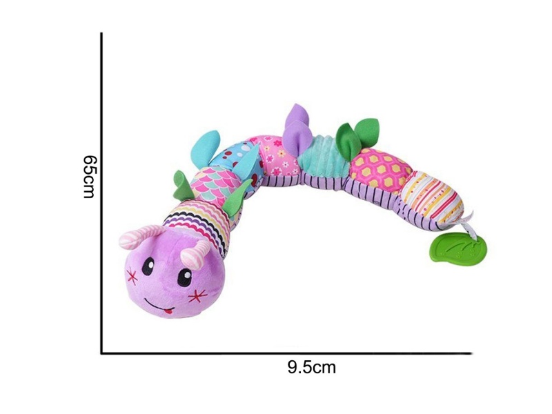 Plush Purple Caterpillars (Music) 2 Ag13