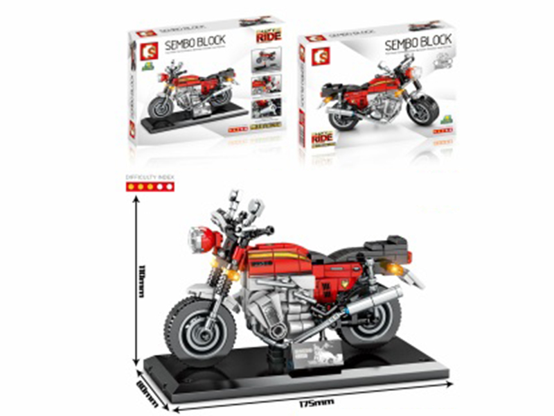 Motorcycle Building Blocks 282pcs