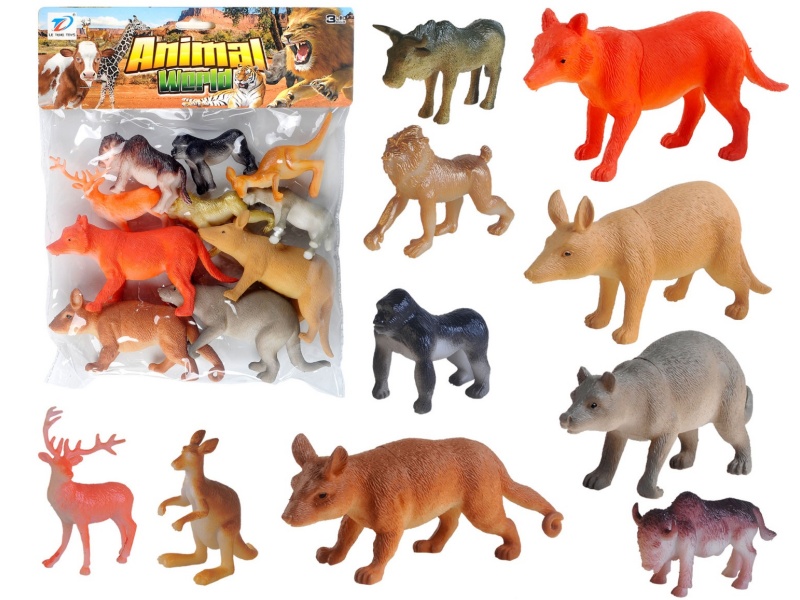 Pvc Simulation Animal 10Pcs