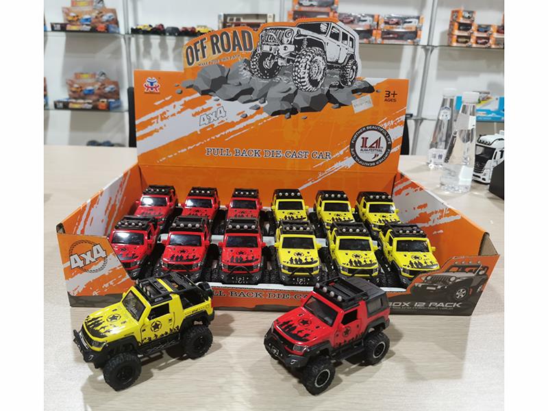 Pull Back Alloy Shock Absorption Foton Off-Road Vehicle With Sound And Light