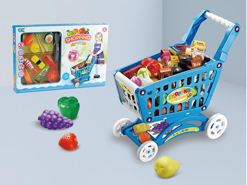 Shopping Cart With Sushi Set