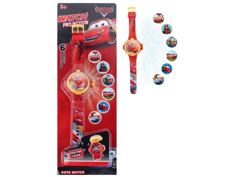 Car Projection Rotating Electronic Watch