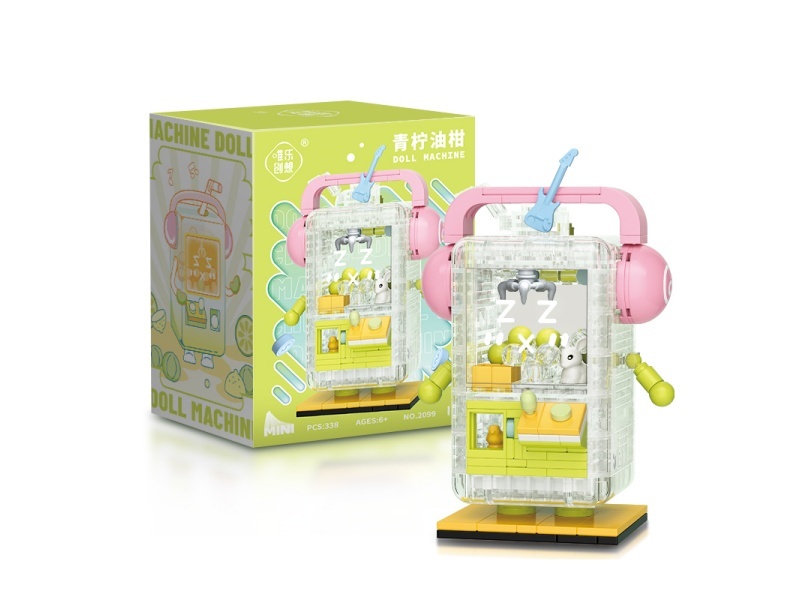 Building Blocks: 338 Pieces Of Lime And Pomelo