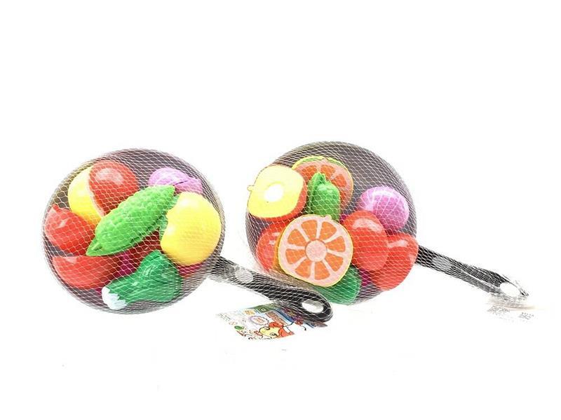 Cutting  Fruit And Vegetable Set + Frying Pan