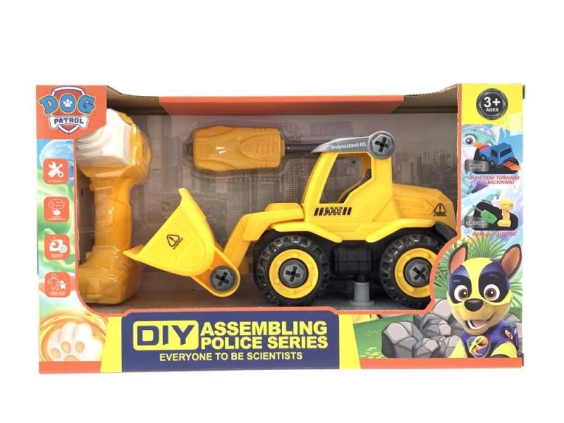 DIY Electric Drill Bulldozer