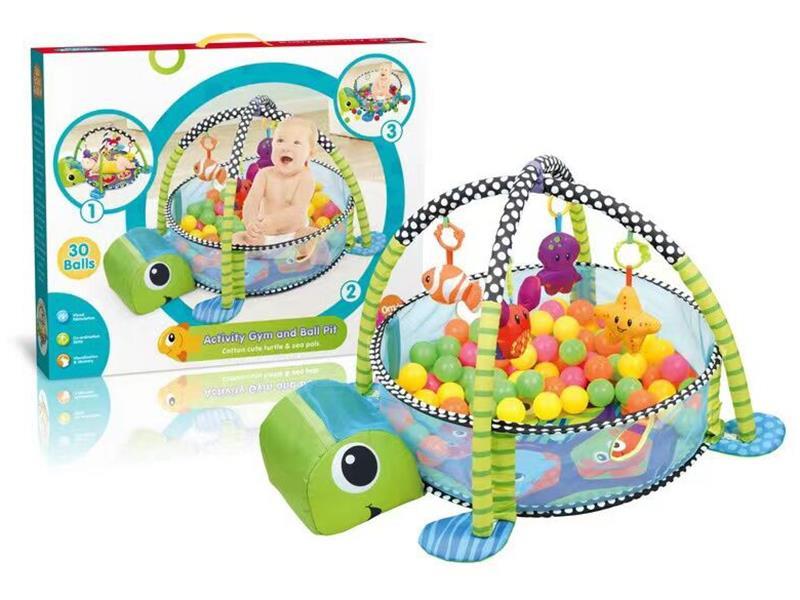 Turtle Carpet With 30pcs Ocean Ball