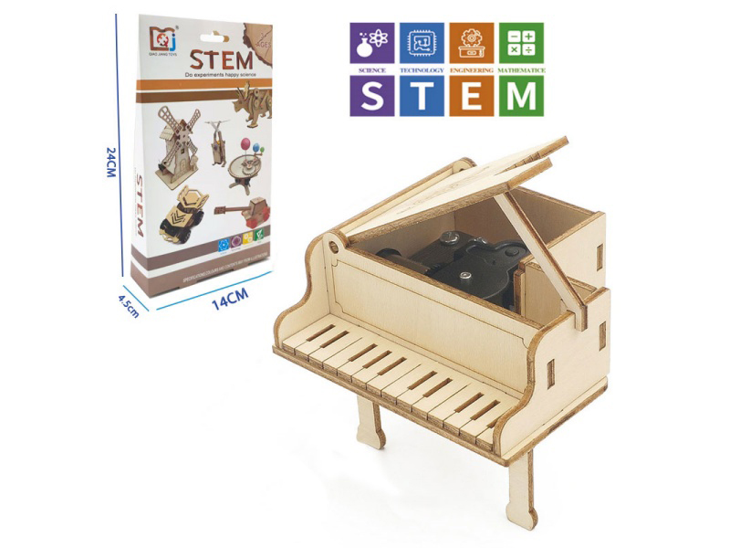 DIY Wooden Music Piano Music Box