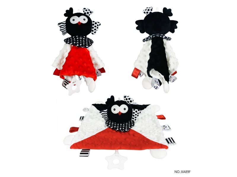 Owl Bell Doudou Baby Comfort Towel