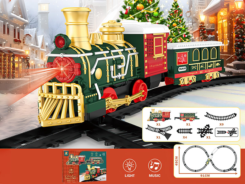 Retro B/O Rail Train(Christmas)